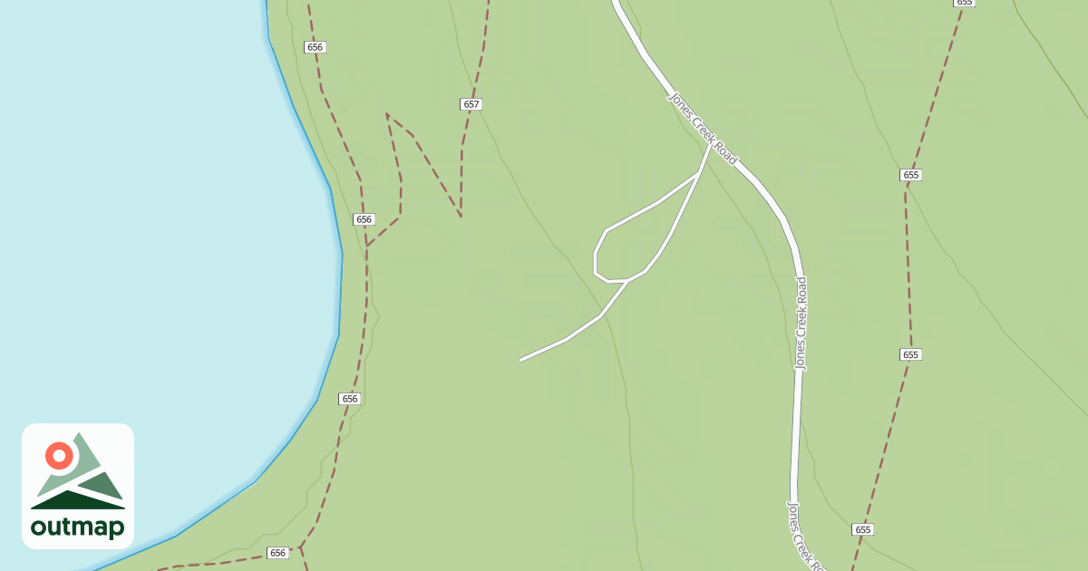 Map of LOST LAKE ORGANIZATIONAL RD