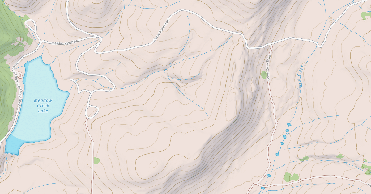 Map preview of CORRAL CREEK