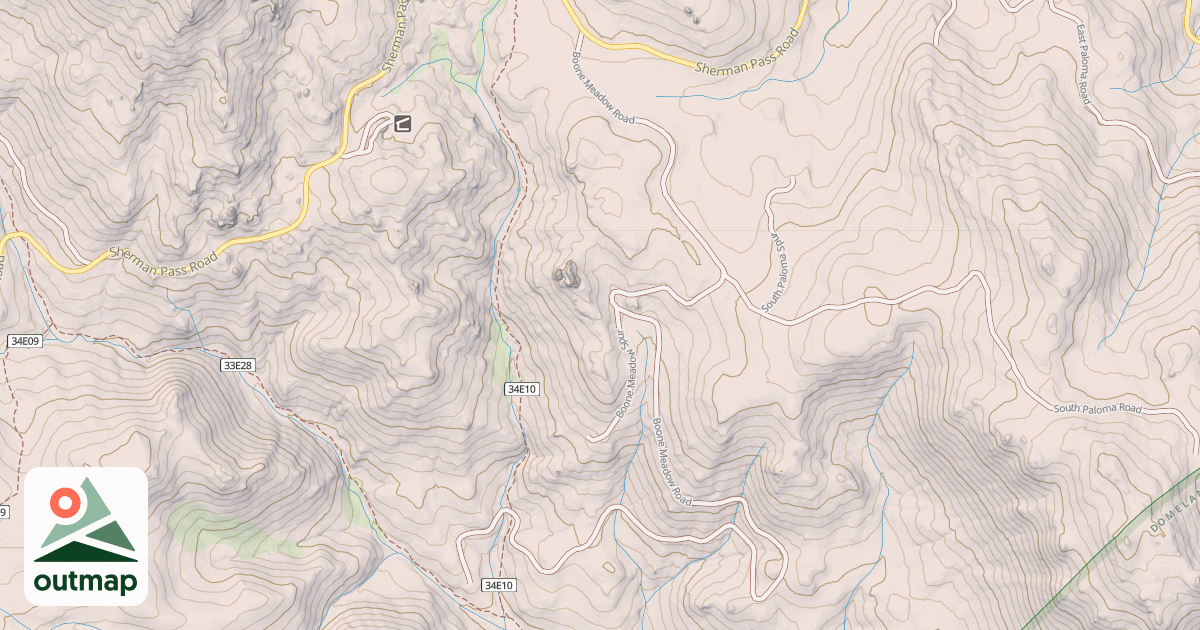 Map of BOONE MEADOW