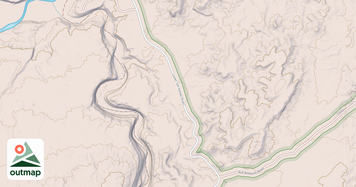 Map of BLM National GTLF Public Motorized Roads 0233a9e3-00ce-49ac-83dc-90f467bb24a2