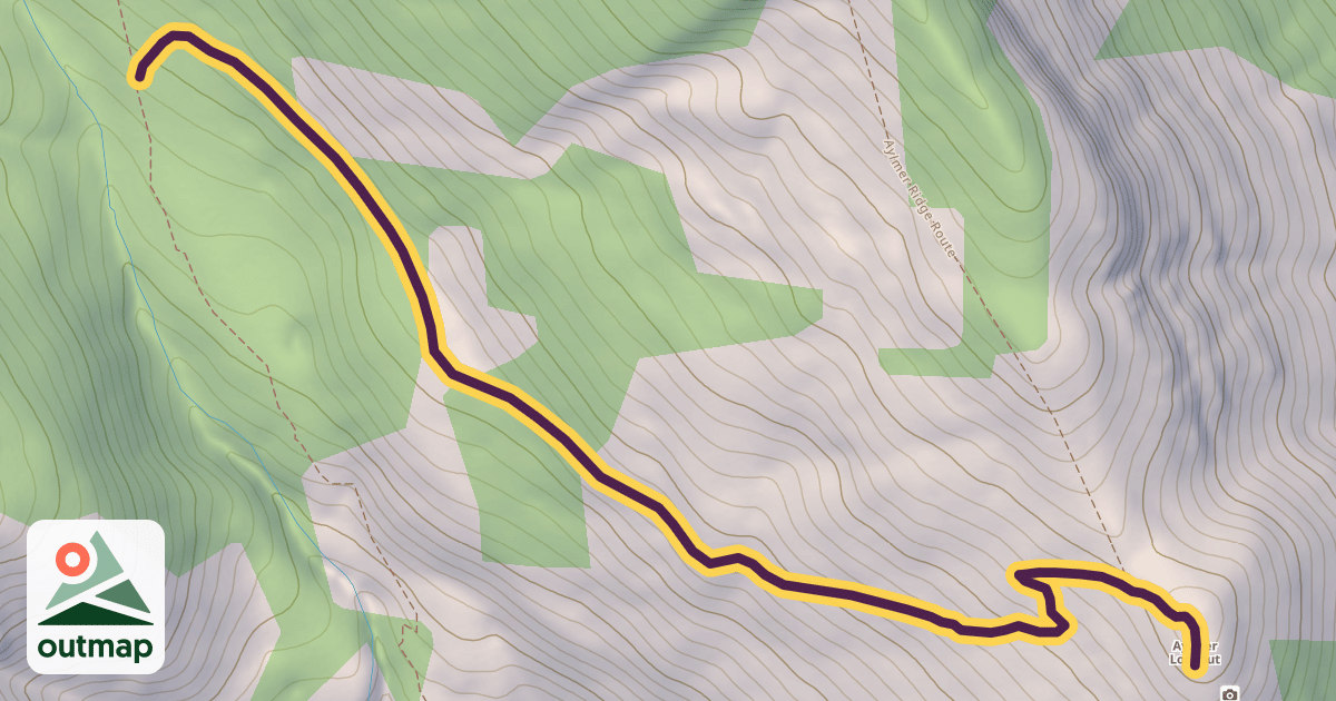 Map of Aylmer Lookout Trail