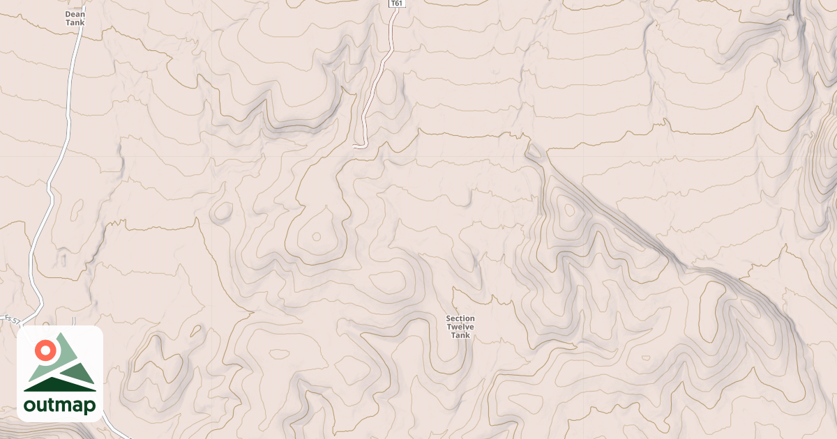 Map of SALAZAR CANYON