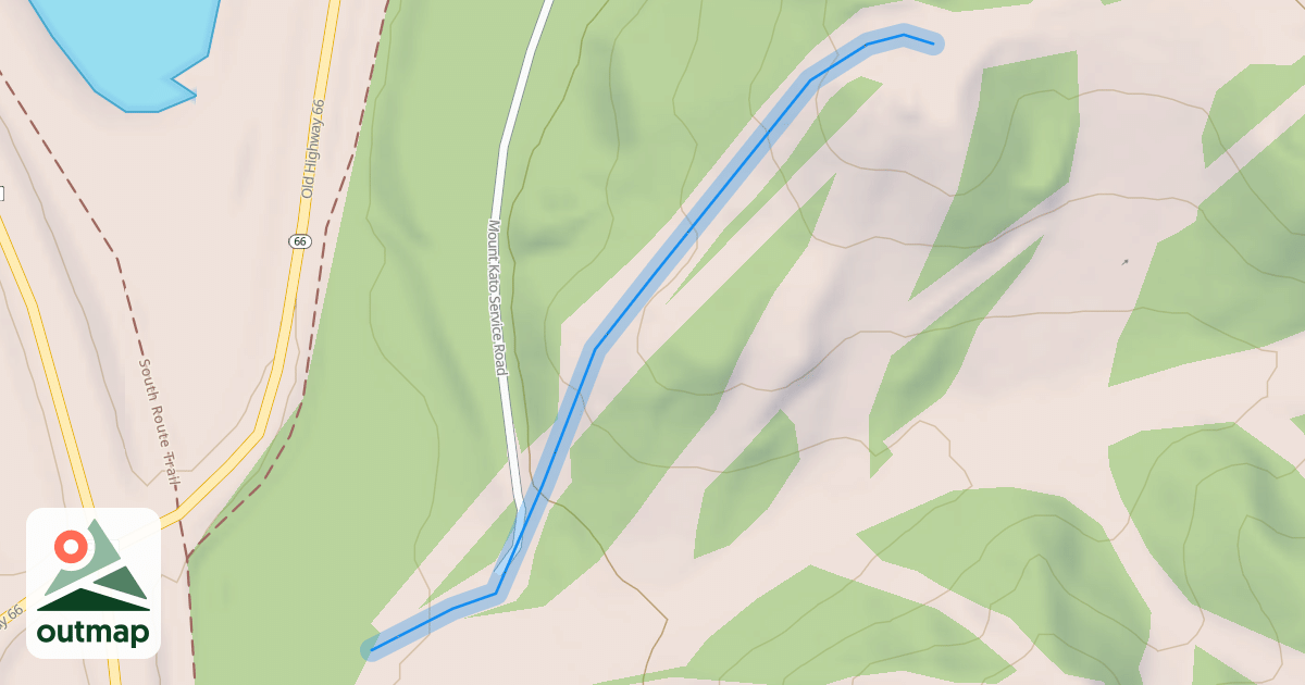 Map of Big Hawk Ridge