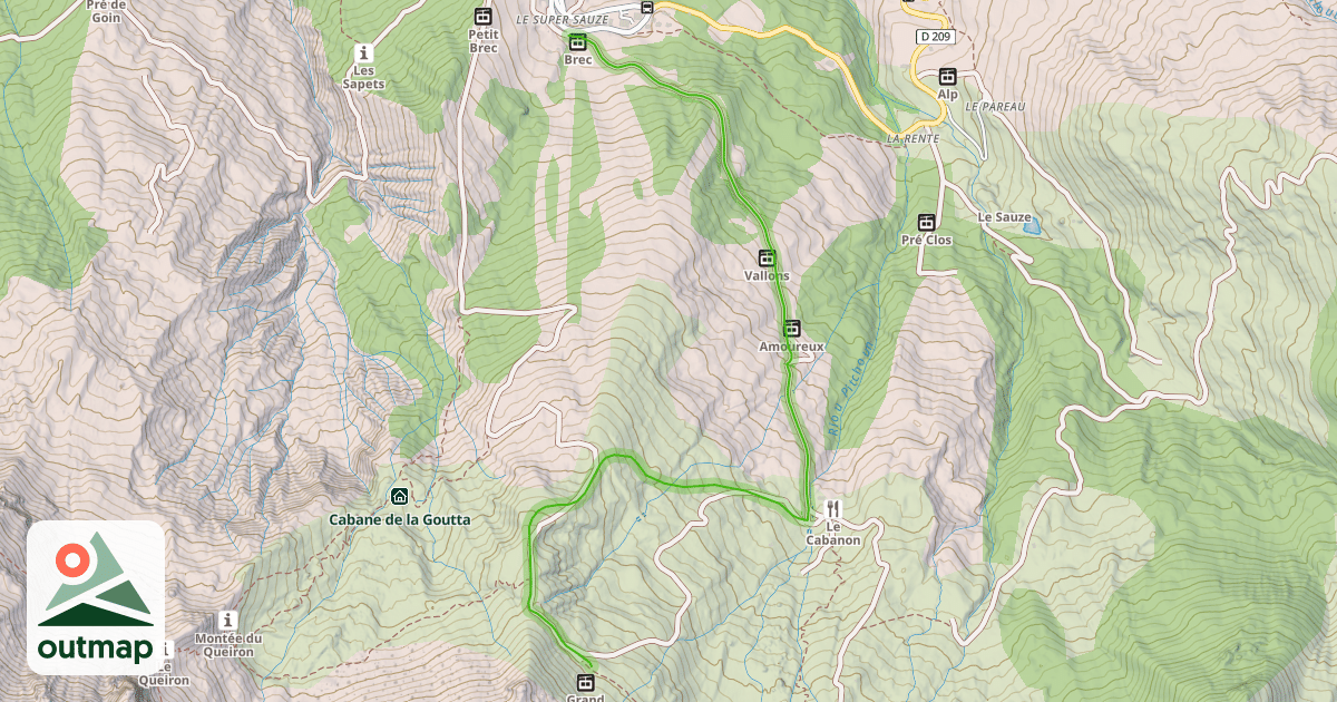 Map of Les 3 Canards