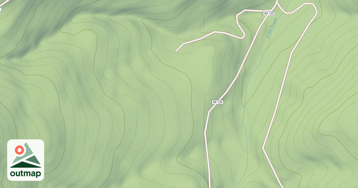 Map of USFS Motor Vehicle Use Map Roads {1BF1B947-8561-4DB6-948A-DE070994F9C9}