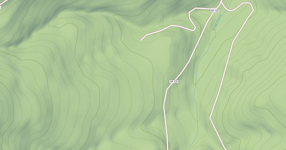 Map preview of USFS Motor Vehicle Use Map Roads {1BF1B947-8561-4DB6-948A-DE070994F9C9}