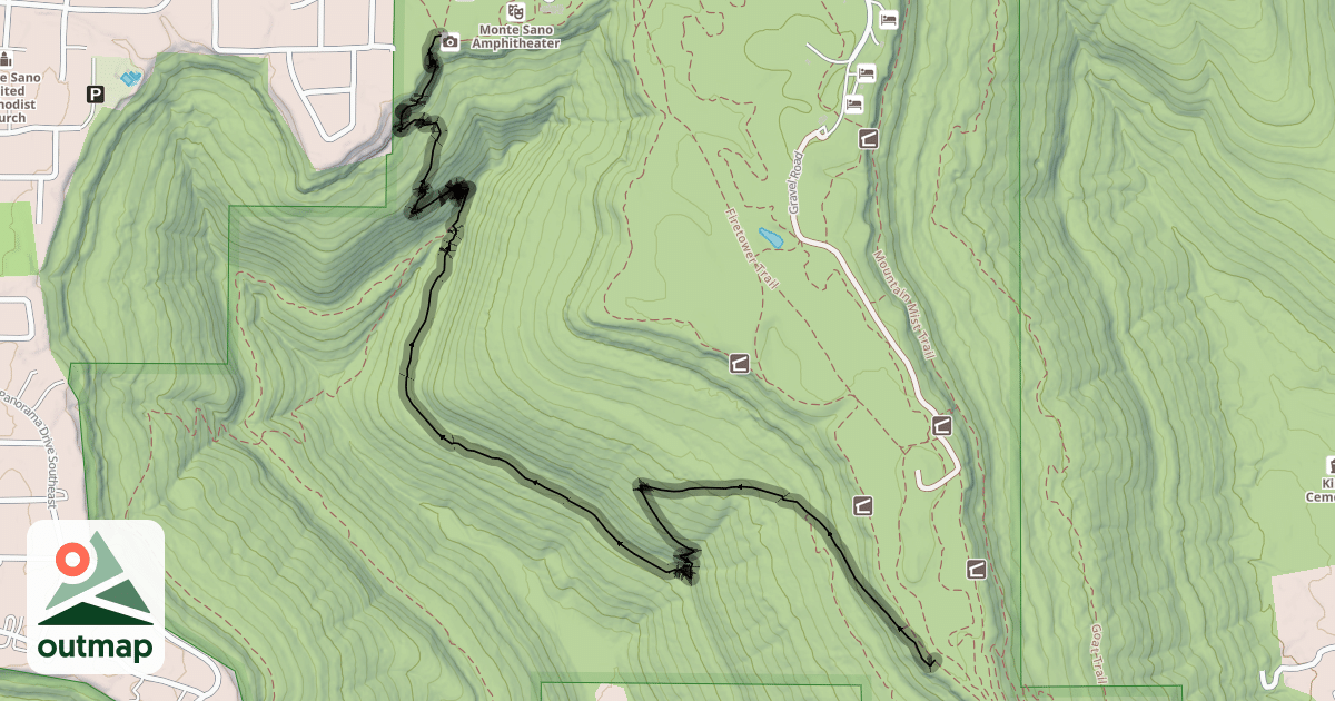 Map of McKay Hollow Trail