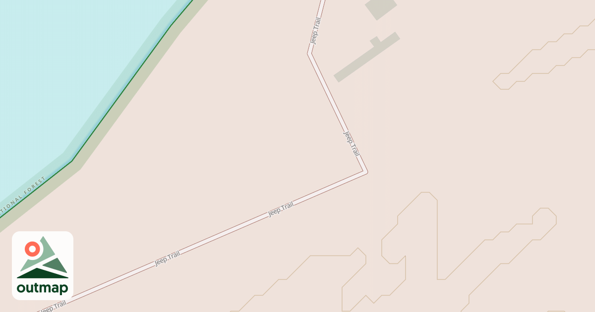 Map of Takeout Alternate Trail