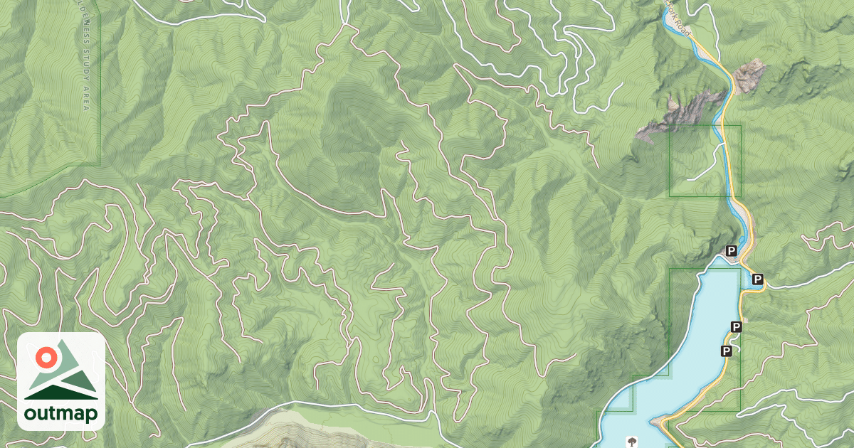 Map of (FDR) TOOK-MUD RIDGE