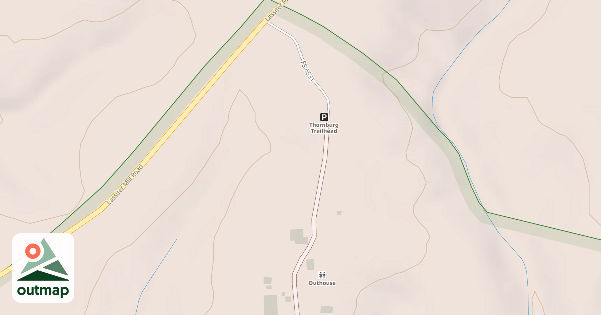 Map of BETTY  MCGEES CR