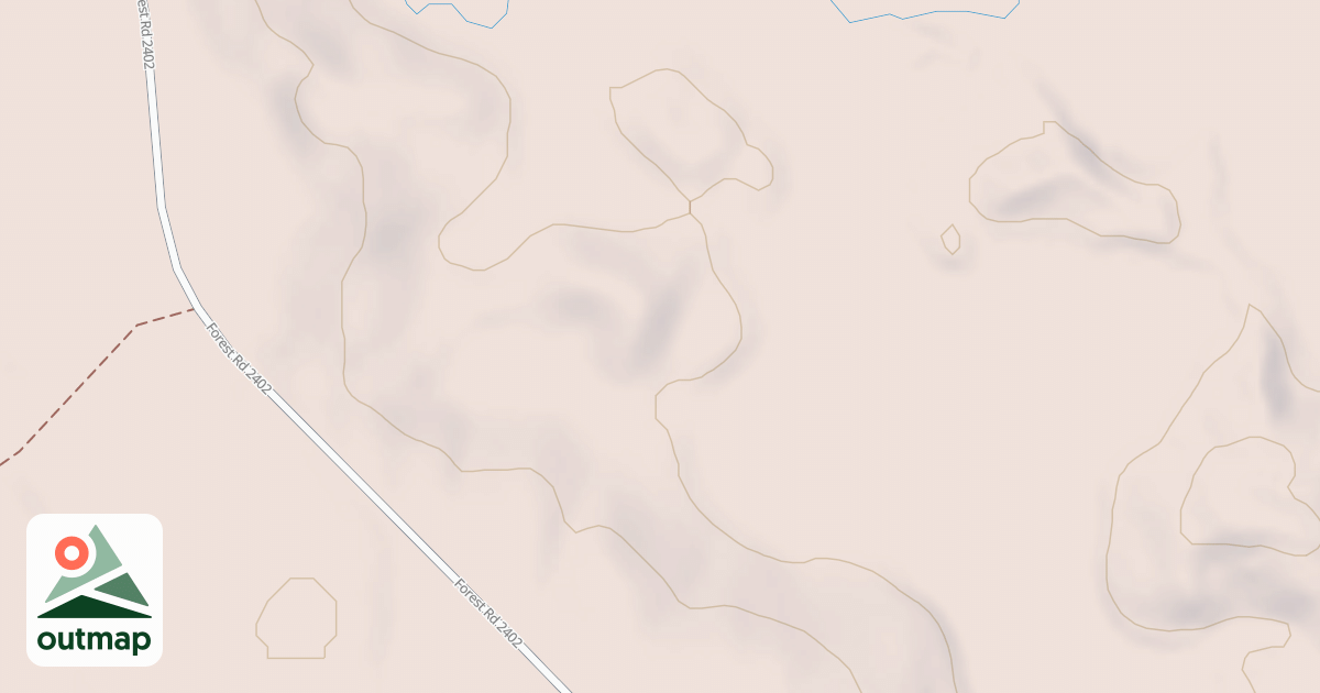 Map of BIG TOO MUCH LAKE SPUR M
