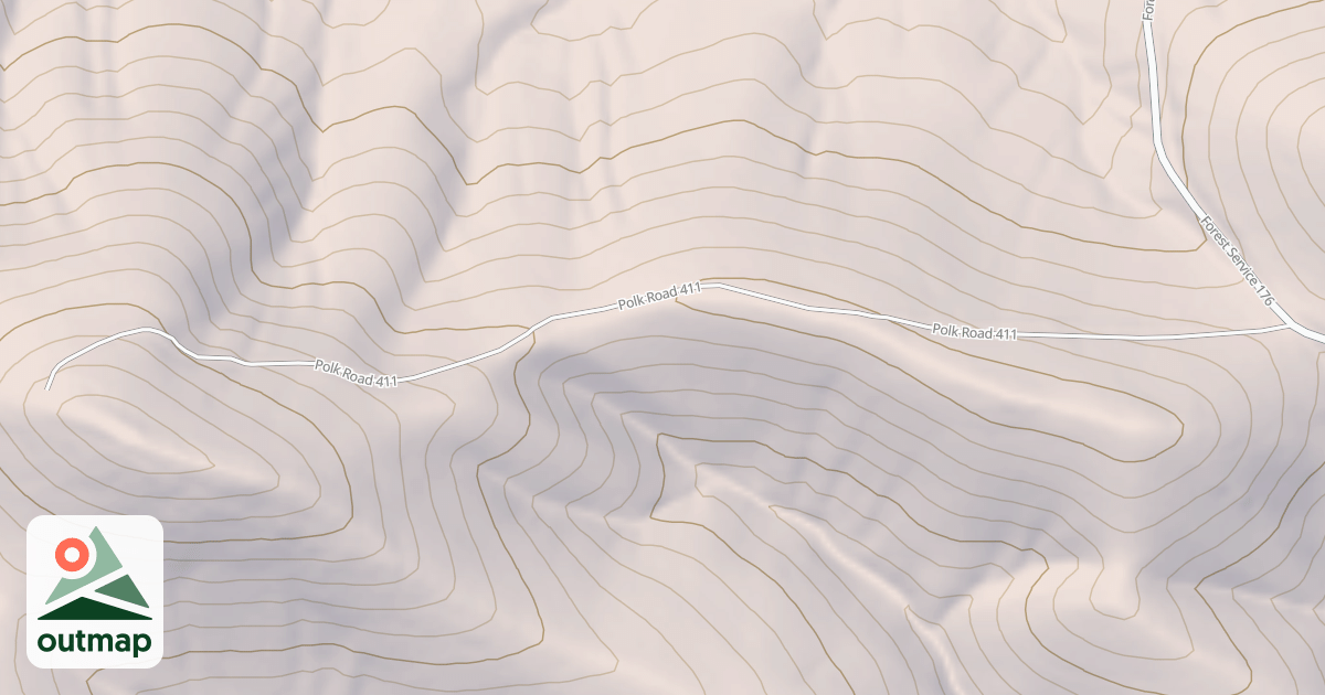 Map of BEE MTN TOWER