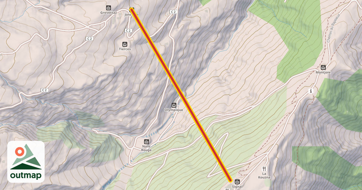 Map of Jonction