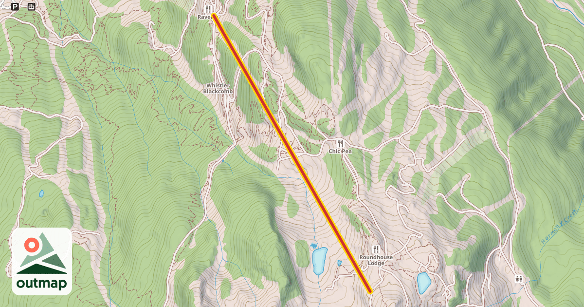 Map of Big Red 6 Express
