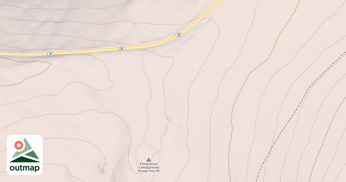Map of RC & D CAMP