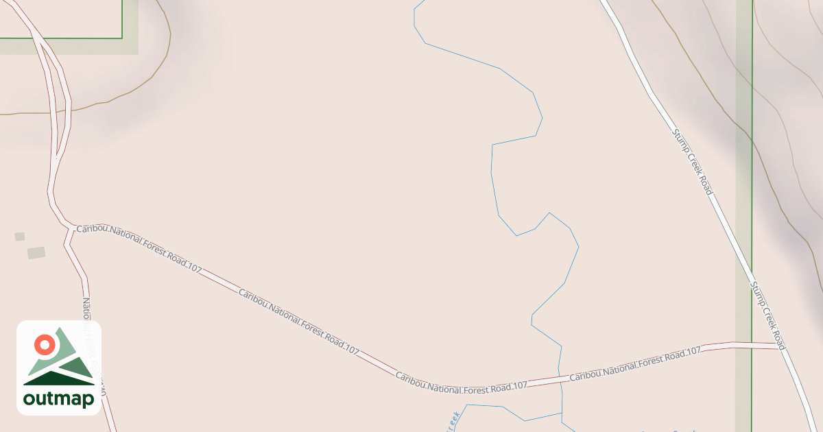 Map of HORSE CREEK RIDGE