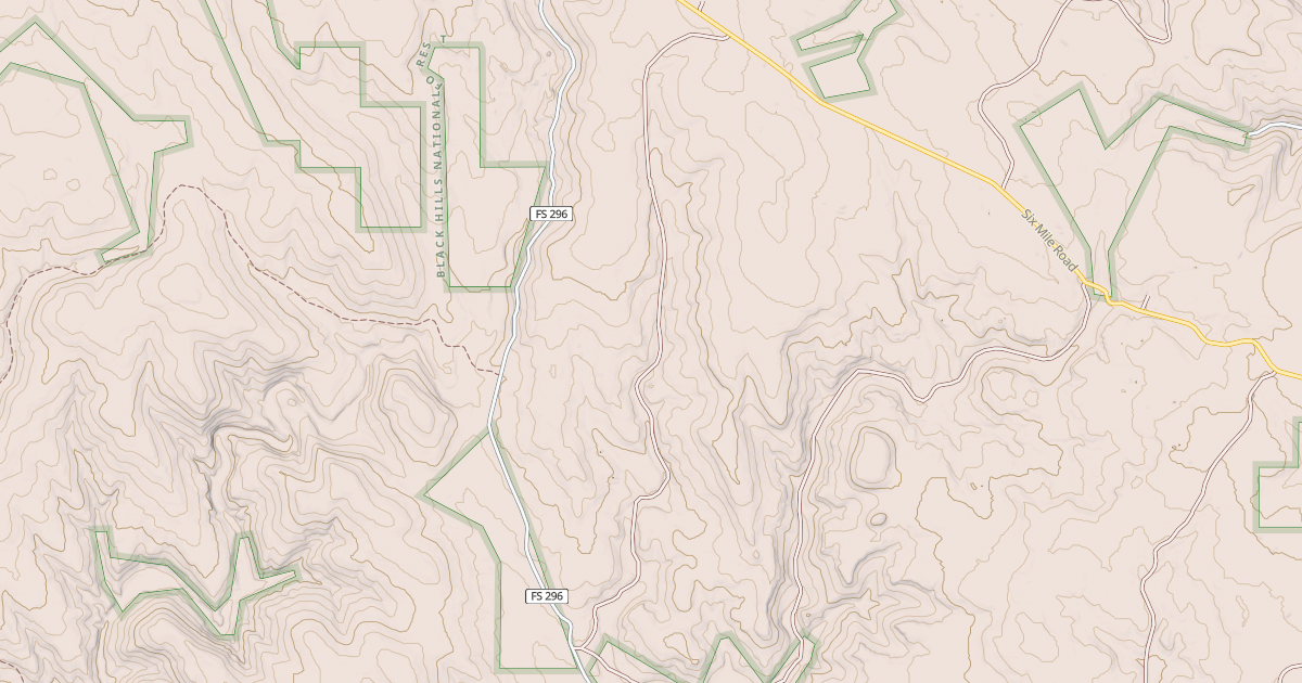 Map preview of Ditch Creek 44