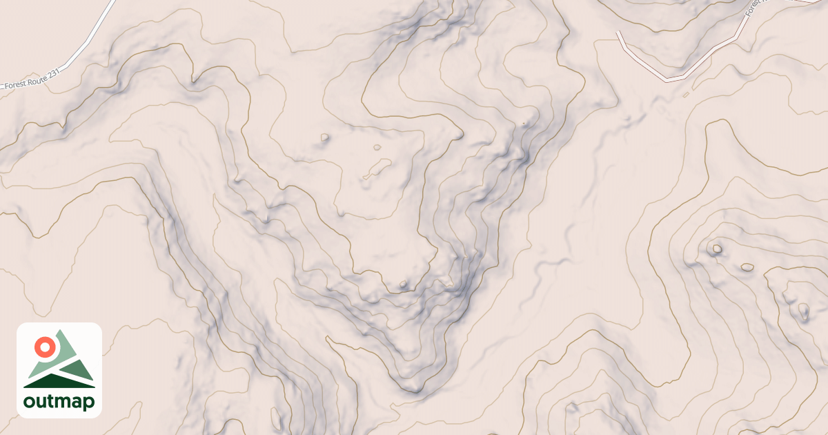 Map of USFS Motor Vehicle Use Map Trails 3279
