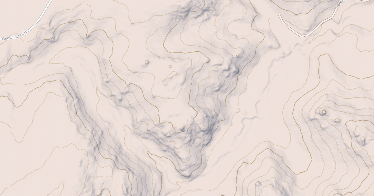 Map preview of USFS Motor Vehicle Use Map Trails 3279