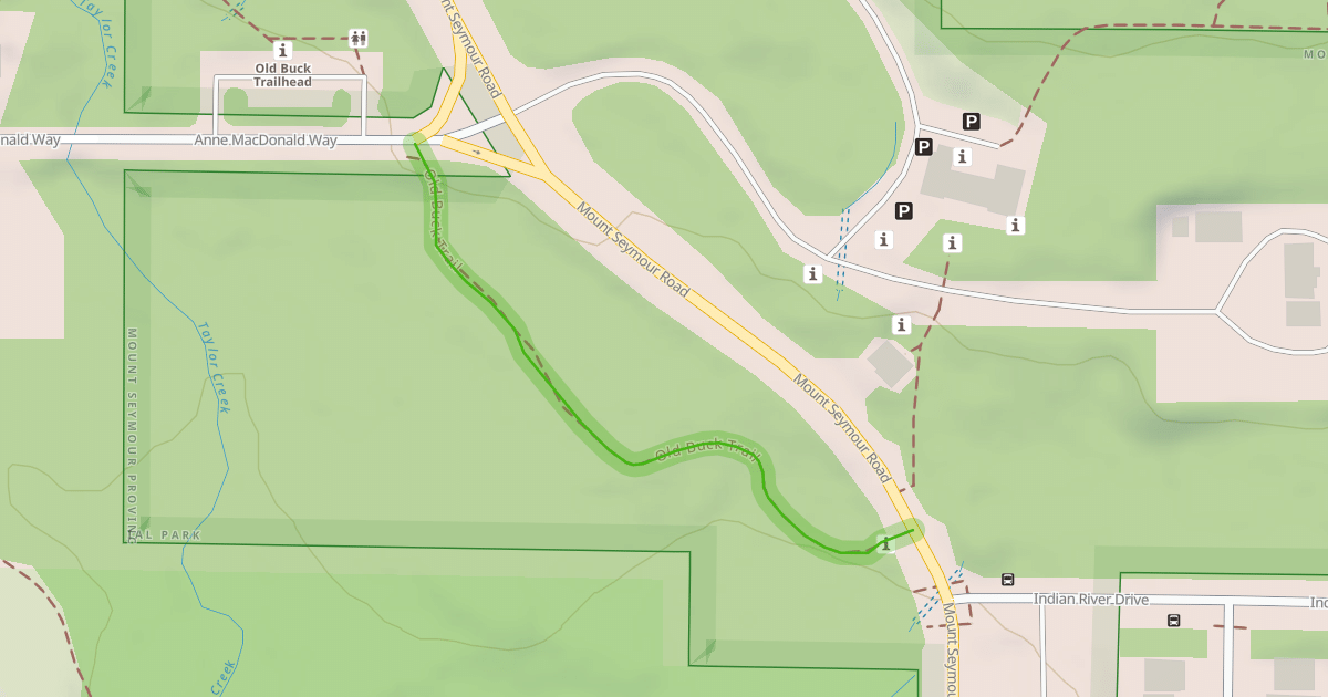 Map preview of Old Buck Trail
