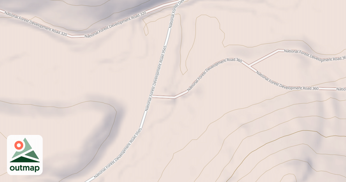 Map of SOUTH DEADMAN FACE