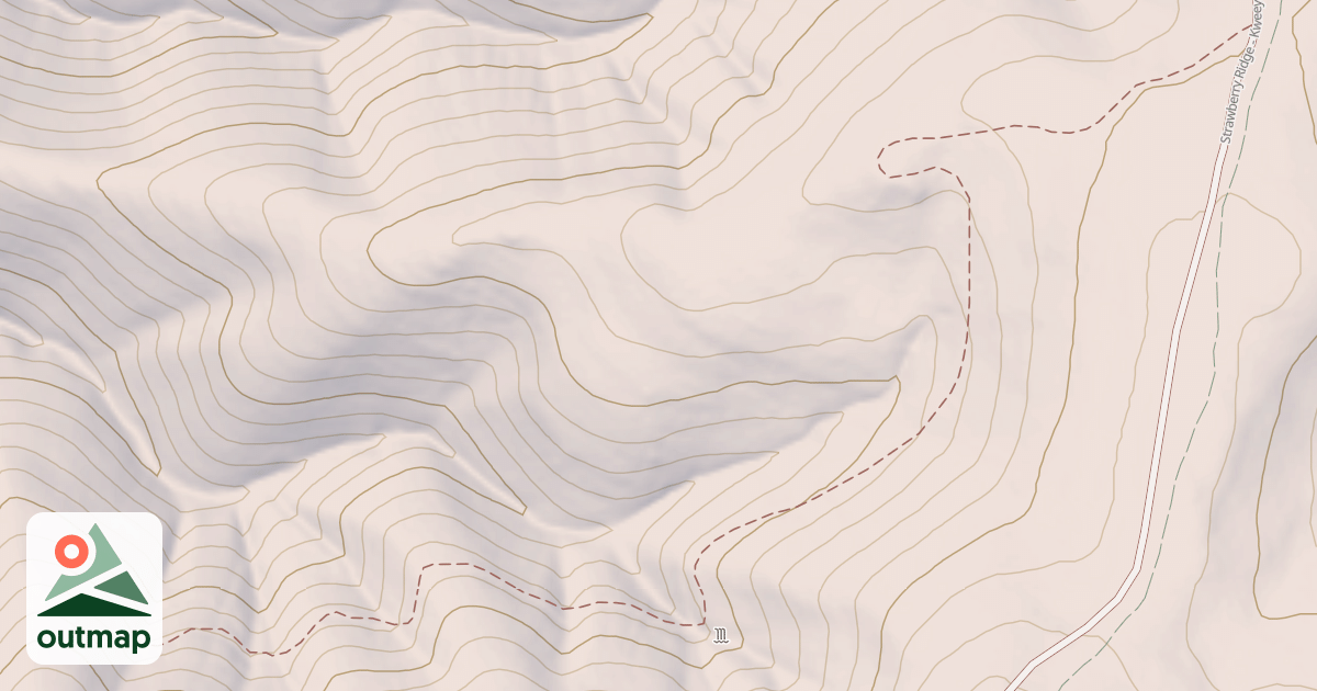 Map of FOURTH WATER RIDGE