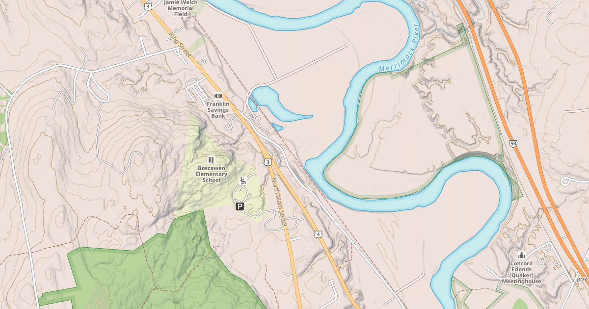 Map preview of Northern Rail Trail