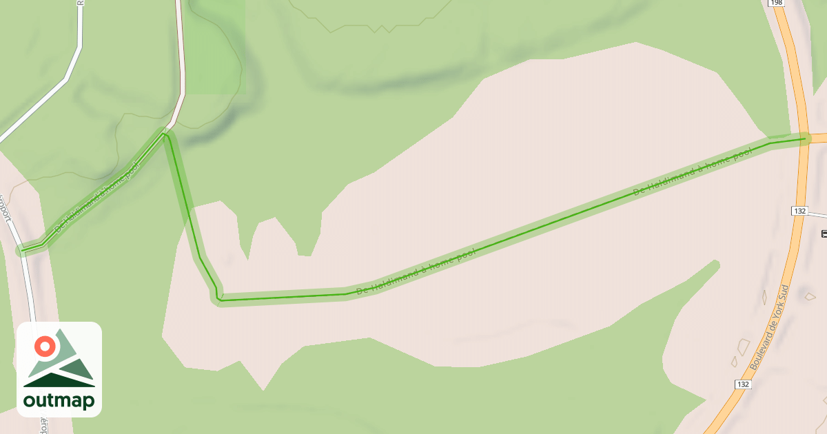 Map of De Haldimand à home pool