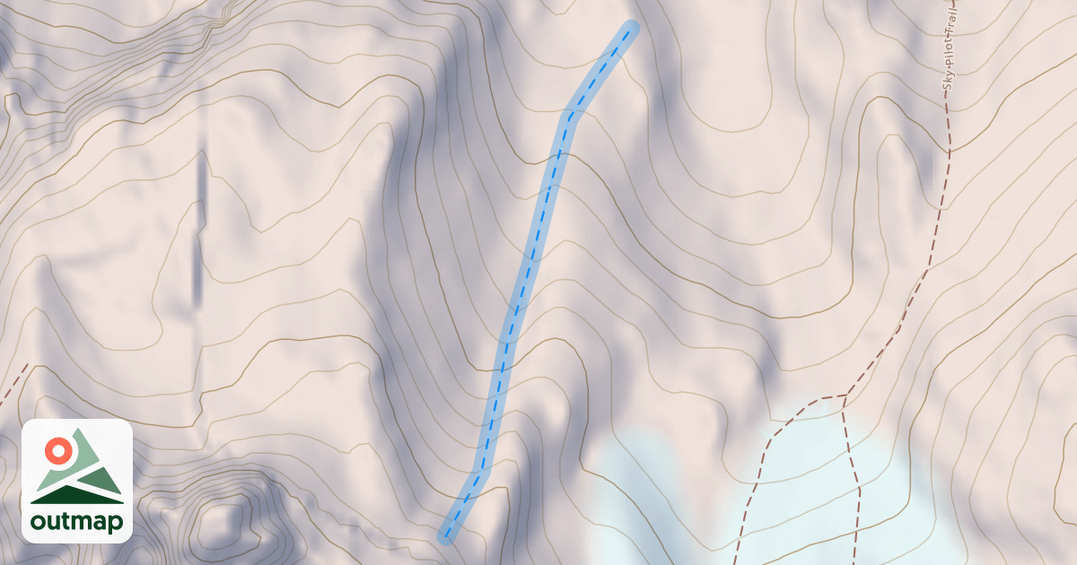 Map of Co-Pilot Gully
