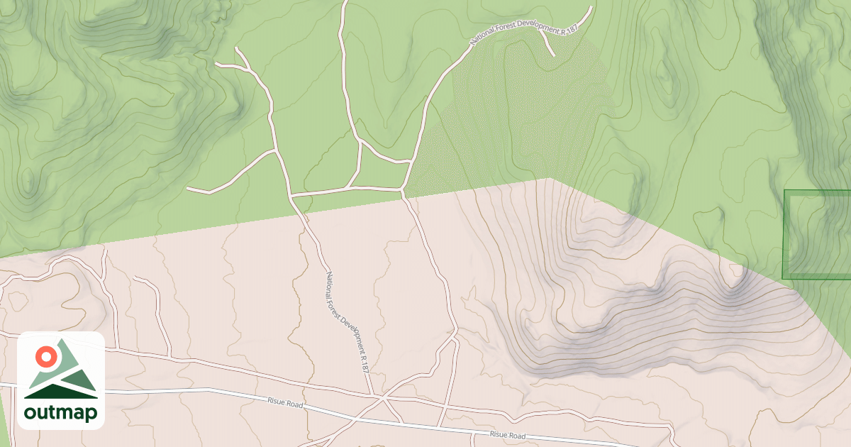 Map of DEAD END ROAD