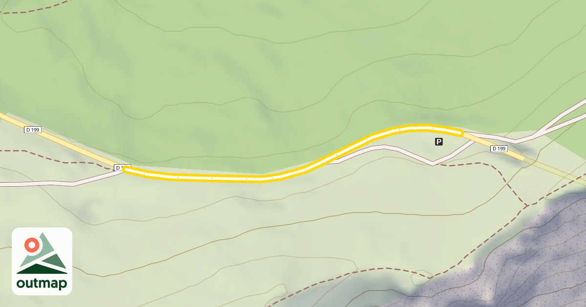 Map of Route du Col de la Bataille