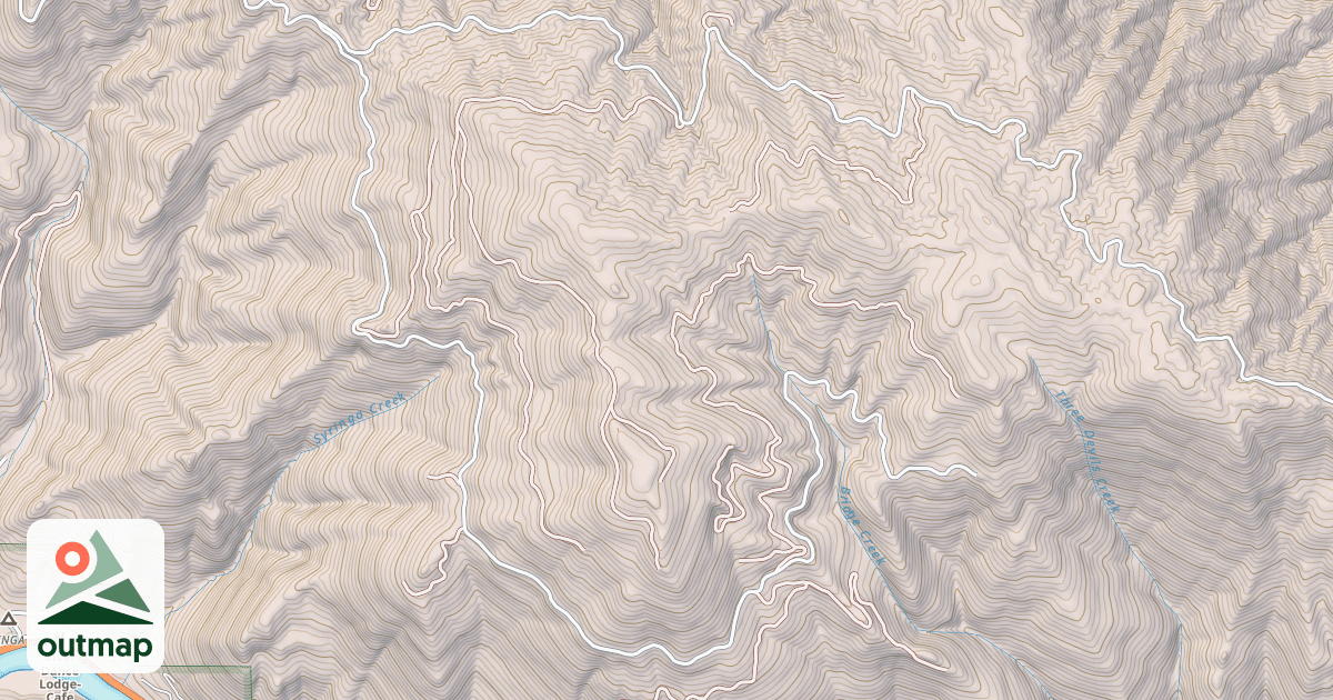 Map of BRIDGE CREEK
