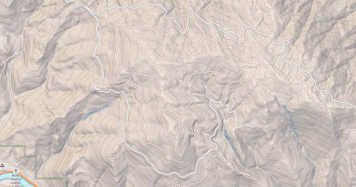 Map preview of BRIDGE CREEK