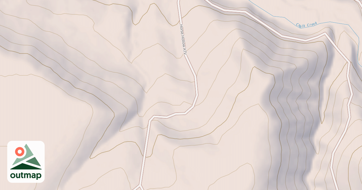 Map of Horse Hollow Atv