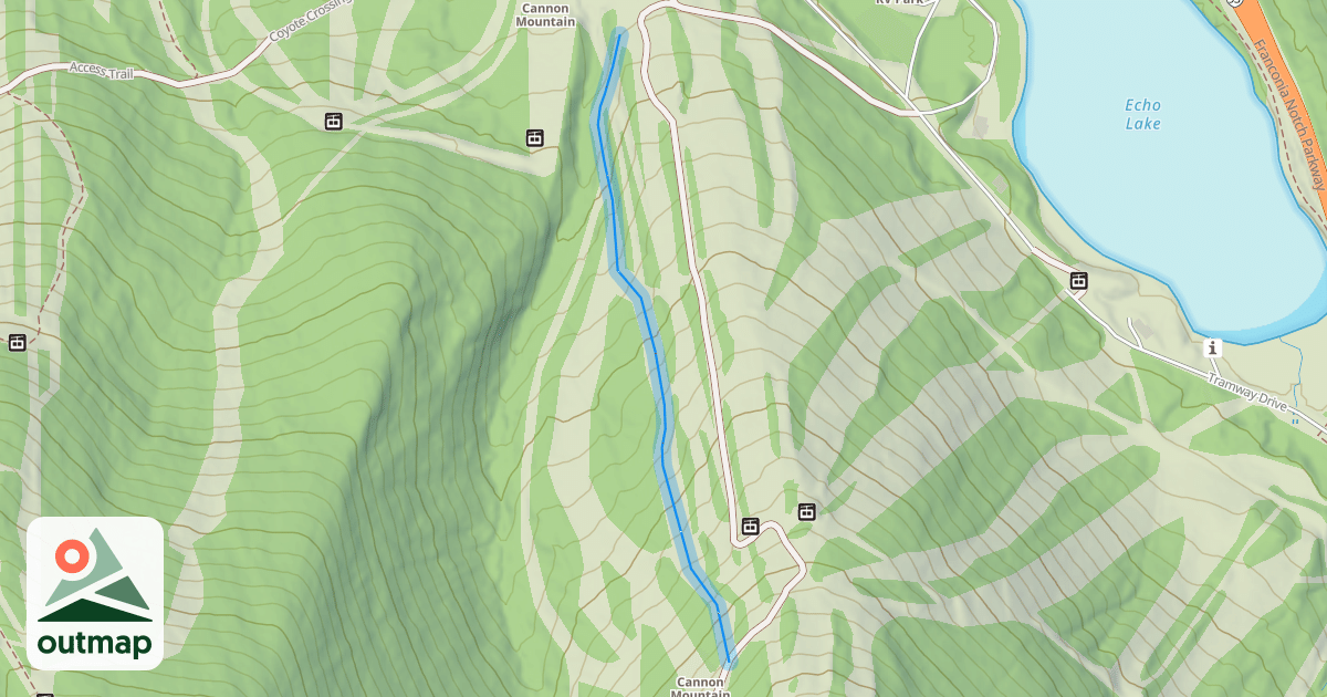 Map of Lower Ravine