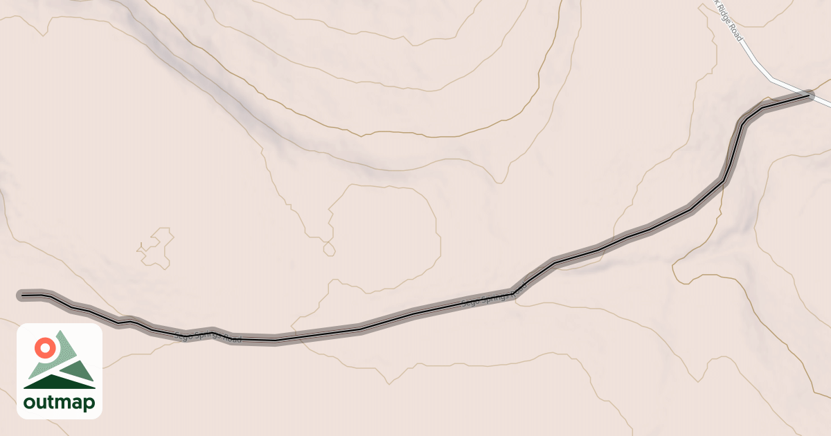 Map of Sego Springs Road