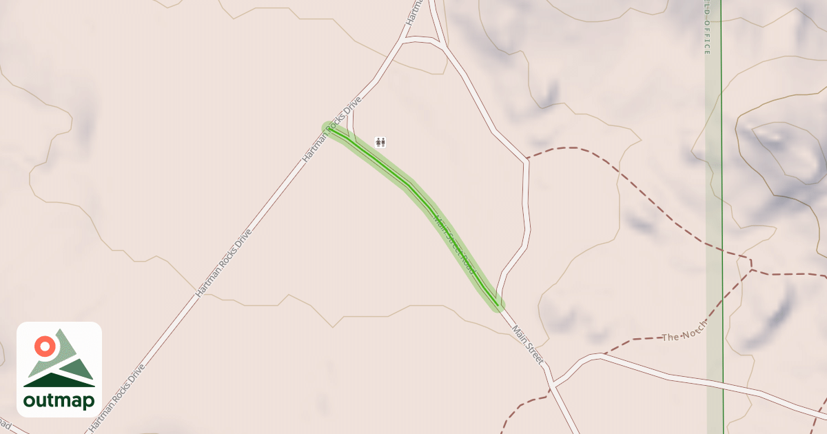Map of Main Street Road