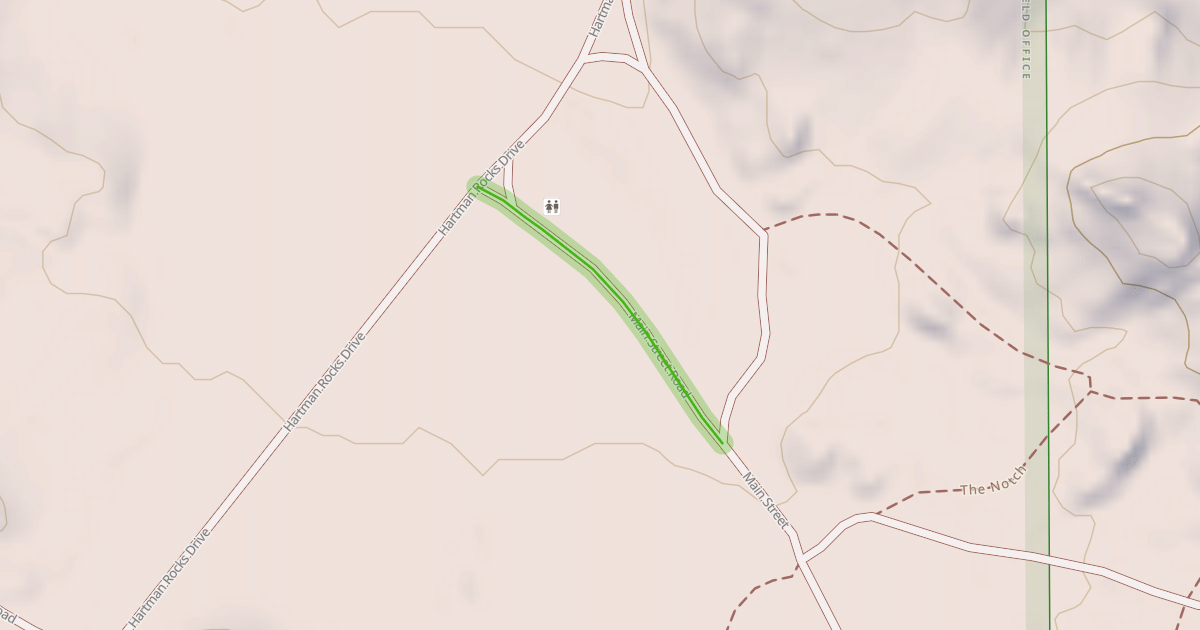 Map preview of Main Street Road