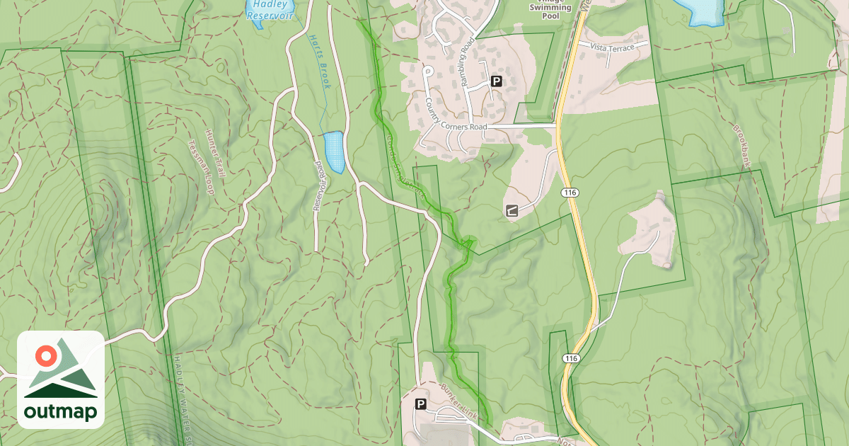 Map of Condo Singletrack