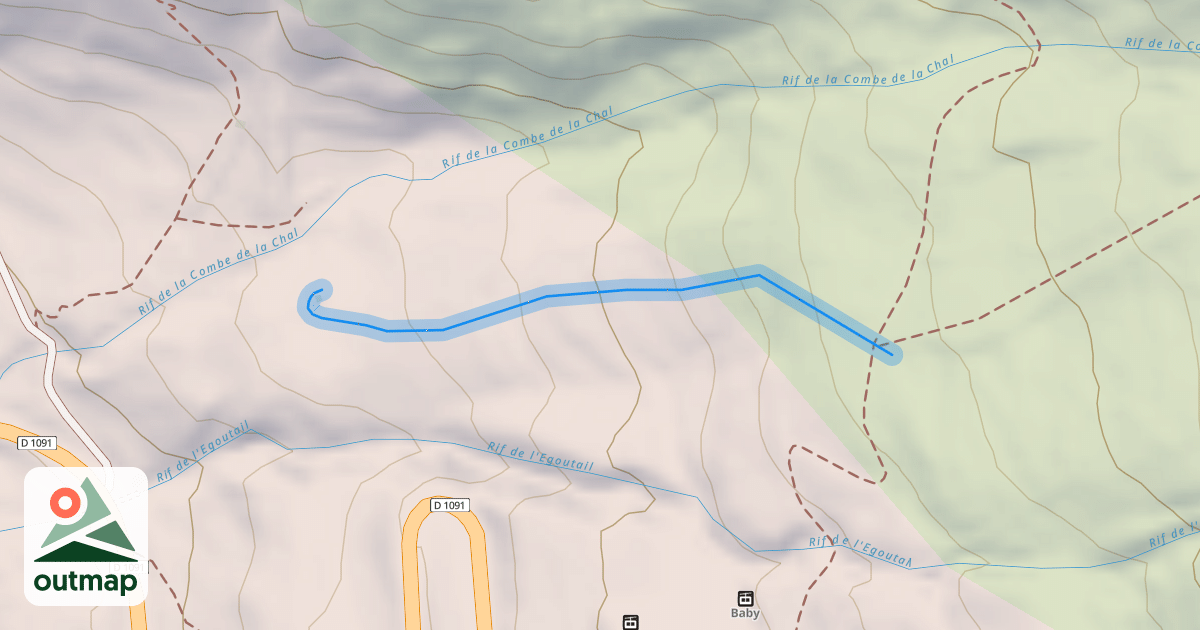 Map of Lièvre Blanc