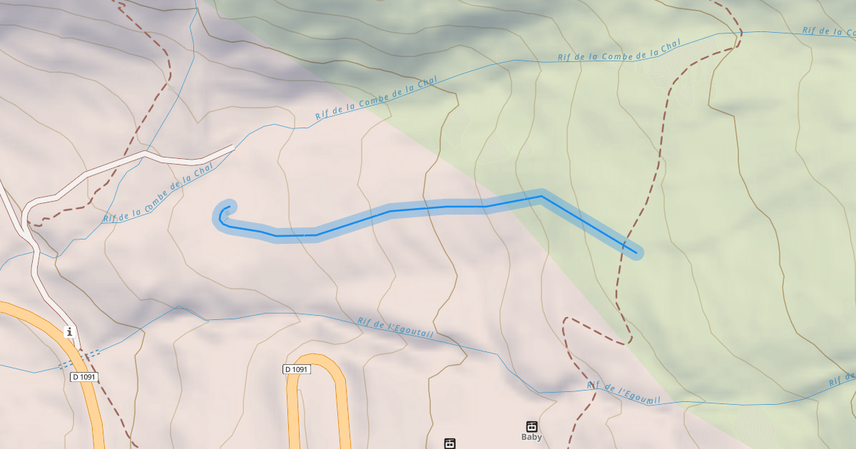Map preview of Lièvre Blanc