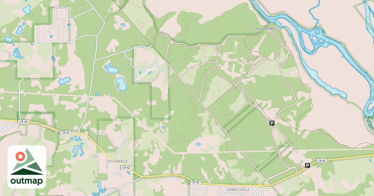 Map of USFS National Forest System Roads {5981B13E-5470-4261-8F82-4F8A8119B30E}