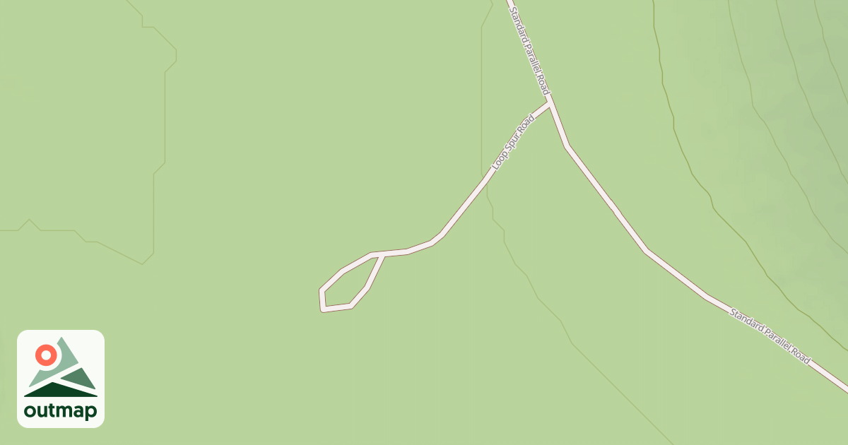 Map of LOOP SPUR ROAD
