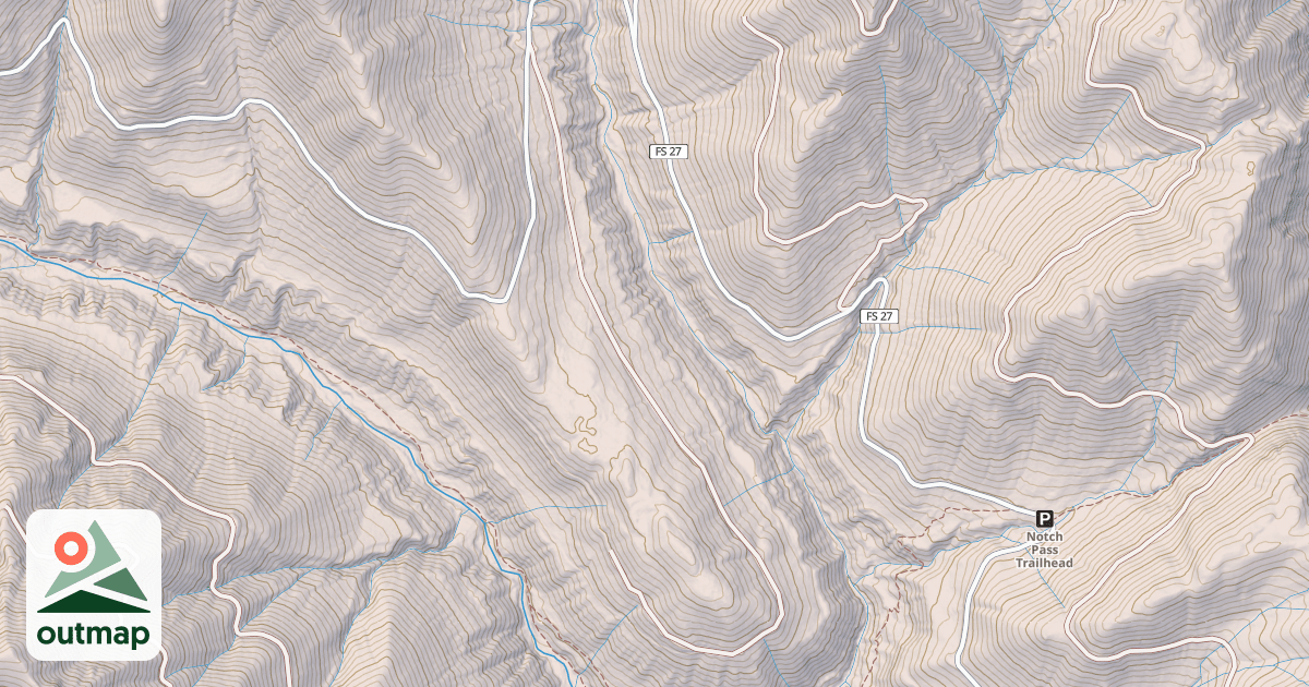 Map of USFS National Forest System Roads {1AC414F7-E8E6-4D0E-8E9F-273C21BB2F23}