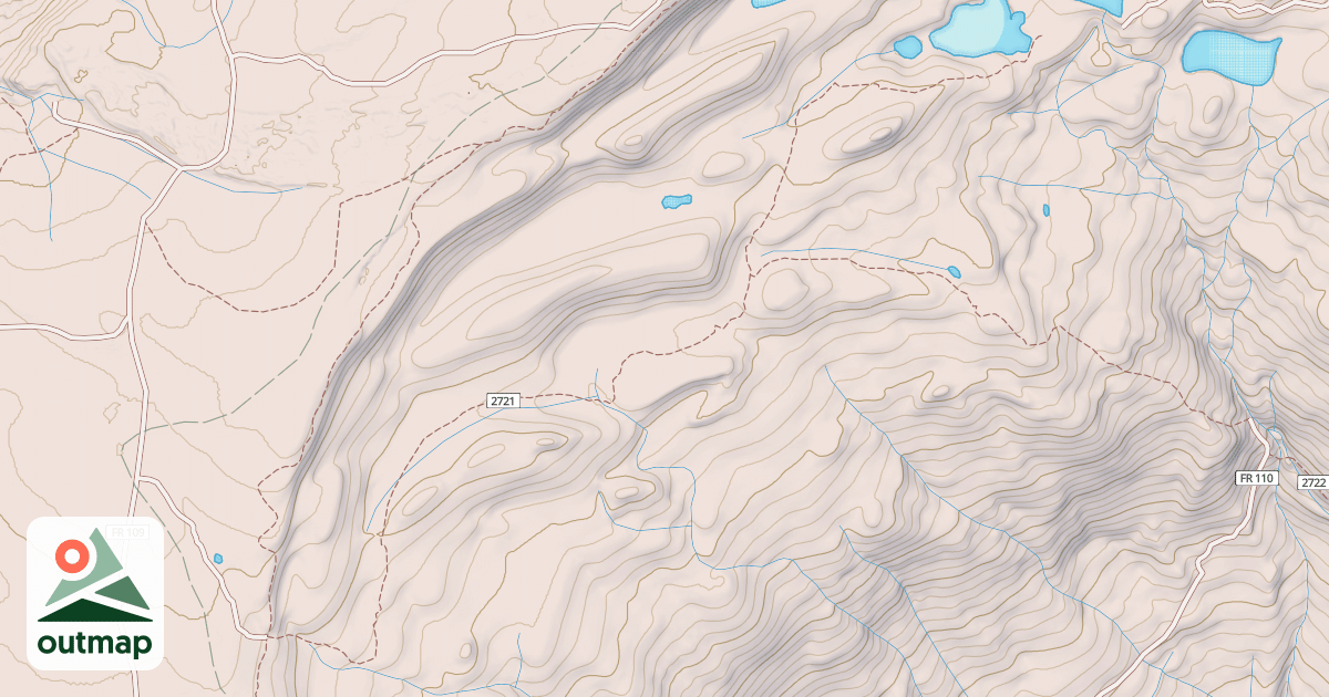 Map of USFS Motor Vehicle Use Map Trails 3085