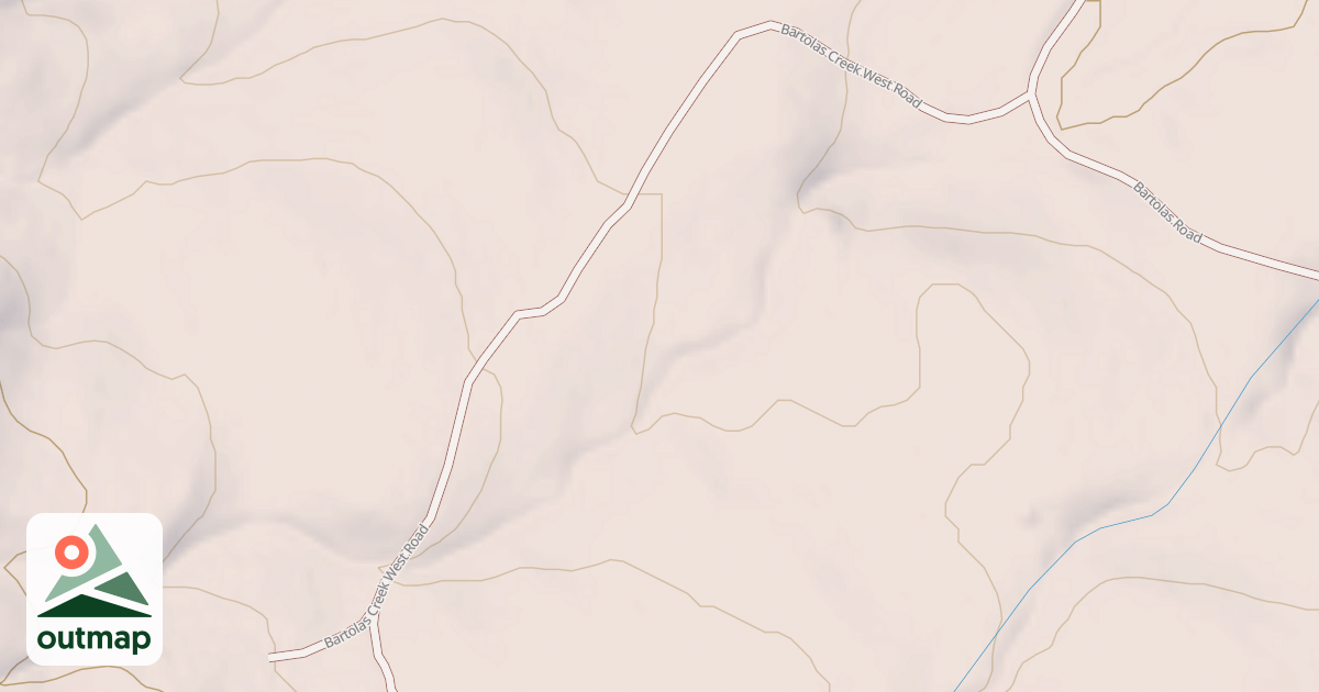 Map of BARTOLAS CR. WEST