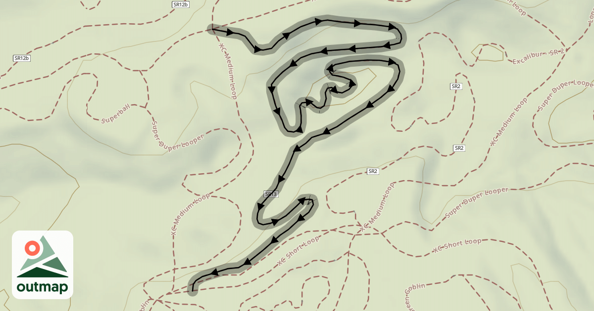 Map of Excalibur - SR 13
