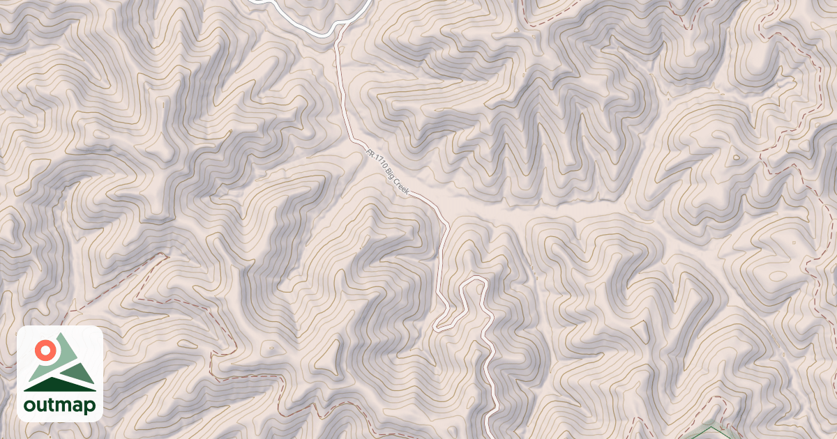 Map of BIG CREEK