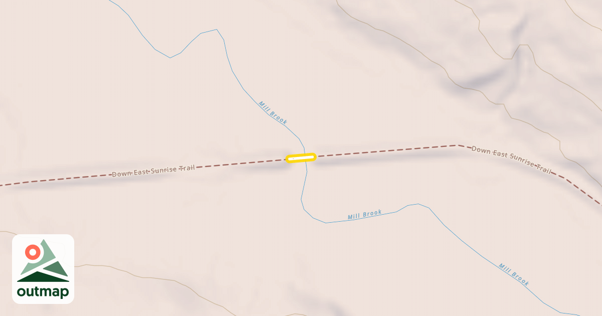 Map of Down East Sunrise Trail