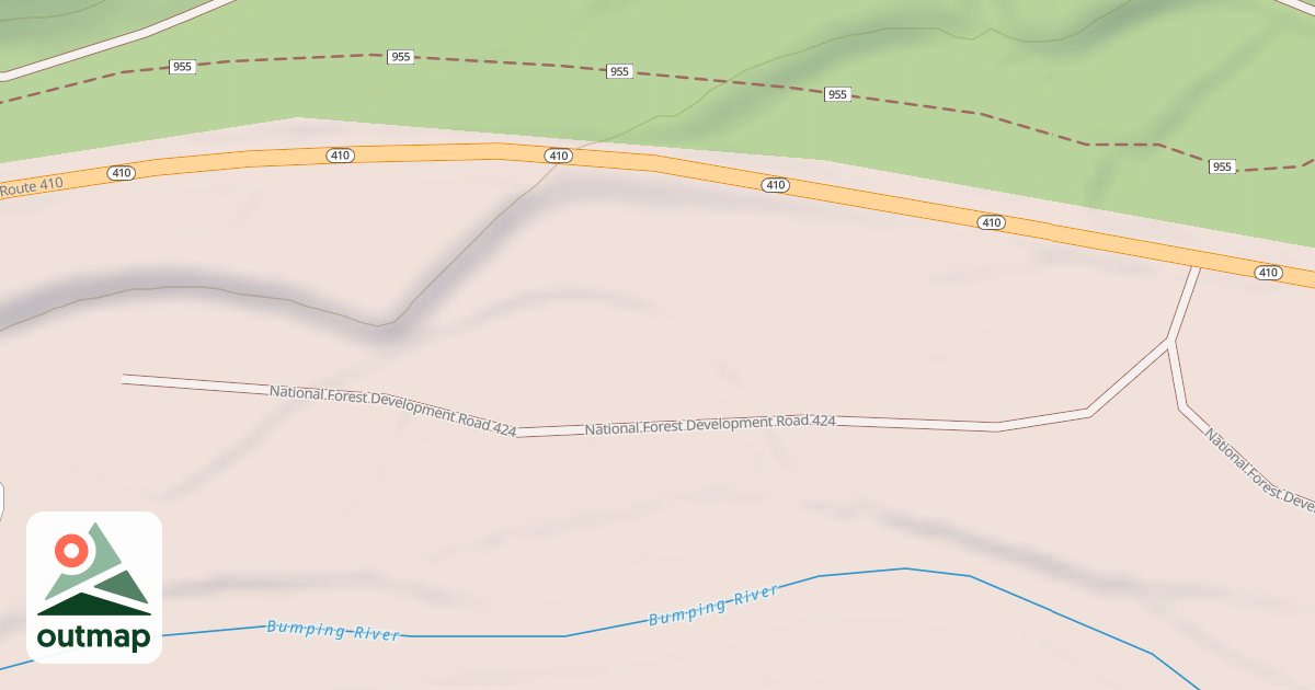 Map of INDIAN FLAT SUMMER HOMES